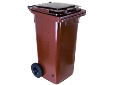 Popelnice 120 l  plastová bio s kolečky